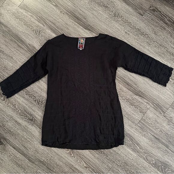 Johnny Was 3/4 sleeve tunic - Picture 1 of 8